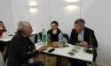 Préparation de Jean-Marie BOURRE à son interview sur le plateau de France AgriMer